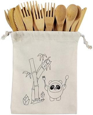 China Home.Restaurant.Bar.Hotel.Wedding Takeaway Food Using Disposable Bamboo Cutlery Set for sale