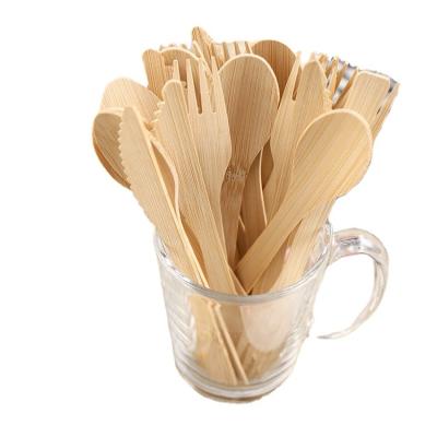 China Home.Restaurant.Bar.Hotel.Wedding Biodegradable Natural Disposable Cutlery Gift Japanese Style Bamboo Fork Packets for sale