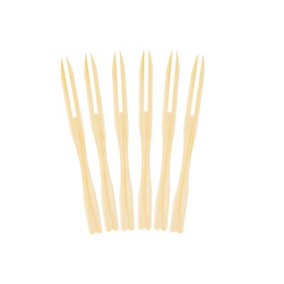 China Wholesale Eco - Friendly Compostable Disposable Bamboo Pick Skewer Easily Cleaned Stick For Fruit for sale