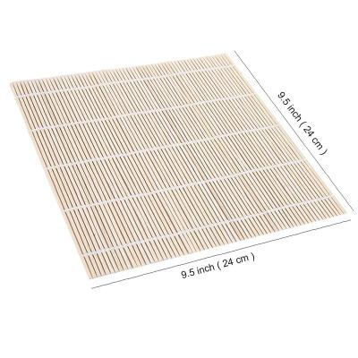 China Sustainable High Quality Bamboo Sushi Mat Roller Rice Kit Rolling Mat for sale