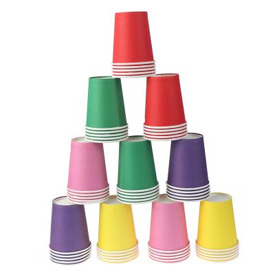 China Disposable Custom Logo Professional Film Disposable Paper Cup Beverage Cup Save Freight Cost for sale