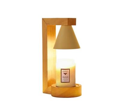 China Home Bedroom Decor Aromatherapy Table Lamp Log Fused Candle Lamp, Bedroom Bedside Table Lamp, Romantic Smokeless Adjustable Night Light for sale