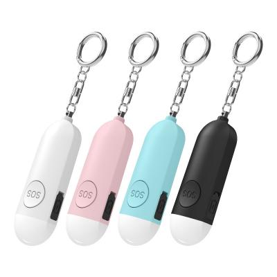 China LED Emergency SOS Security Self-defense Alarm Key Chain Daily Portable Personal Alarm for Women Children Elders Security Key Chain for sale