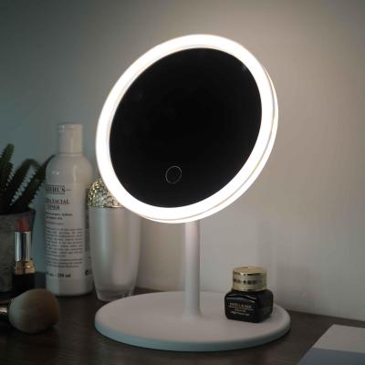 China Small portable led cosmetic mirror lighted with light for makeup for sale