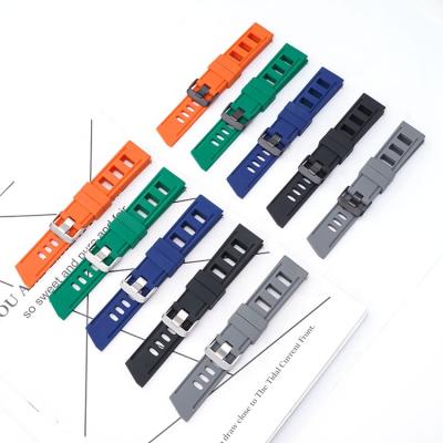 China 20mm Sport Wristband Smart Watch Wristband Strap Silicone Lightweight Hot Selling Casual 22mm Watch Bands for sale