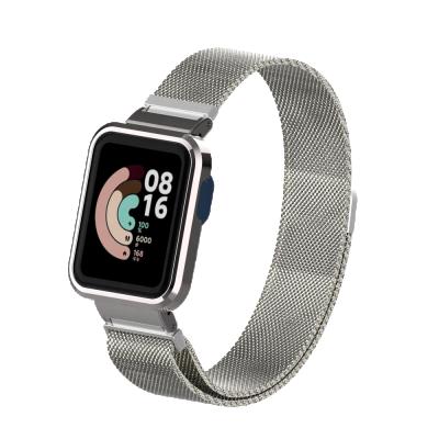 China Adjust Length Mesh Loop Stainless Steel Watch Band Magnetic Milanese Strap Freely For Xiaomi Redmi MI Watch Lite for sale