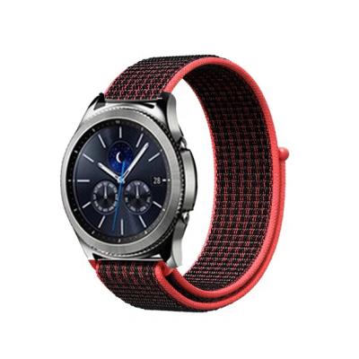 China Fast Version 20mm 22mm Fast Release Sport Watch Bands Loop Woven Nylon Strap For Samsung Smart Watch Strap for sale