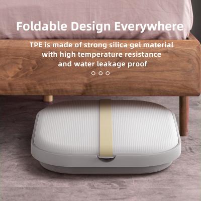 China Notebook& High Quality Collapsible Foldable Foot Massager Electric Foot Spa Bath Massager Electric Foot Massager for sale