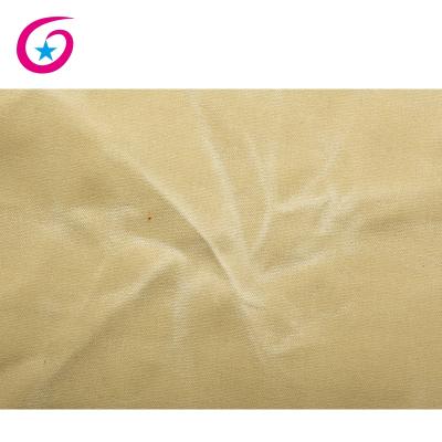 China 12oz 100% Cotton Fabric Waterproof Wet Oil Waxed Canvas Fabric Water Resistant Natural Cloth For Backpack for sale