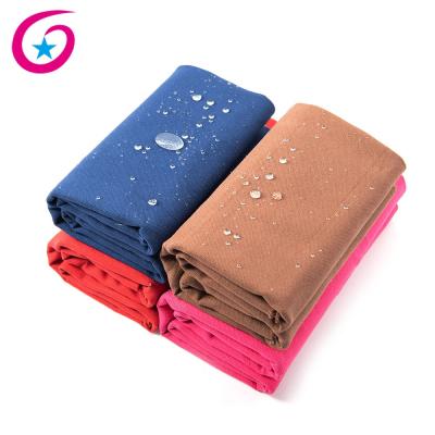 China GRS Waterproof Fabric 16oz Recycled Cotton Dye Waterproof Canvas Fabric For Bag for sale