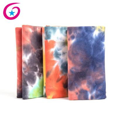 China 12 Oz Tear-resistant Tie Dyed Colorful Canvas Fabric Wholesale Cotton Fabric For Bags for sale