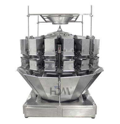 China Large Volume Hopper Multihead Food Weighing And Filling Machine For Salad, Lettuce, Potato, Onion, Carrots for sale