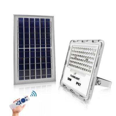 China Landscape Waterproof Easy Install Solar Rechargeable Led Solar Flood Light Outdoor Garden Lights for sale