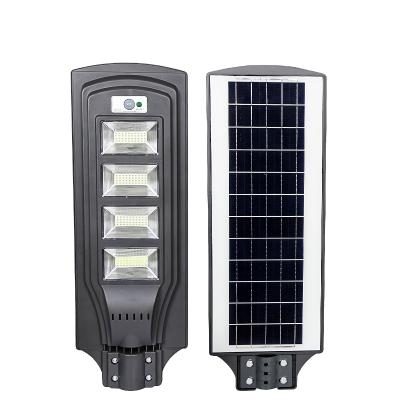 China Outdoor Ip65 theme park all in one solar street light 50w 100w 150w 200w integrated led solar street light for sale