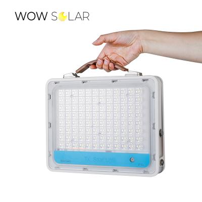 China Factory price camping 2021 new all in one portable 100watt solar camping light with USB port for sale