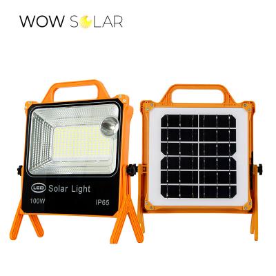 China 202New LANDSCAPE Model High Efficiency IP65 Solar Power Bank Solar Camping Flood Light Outdoor for sale