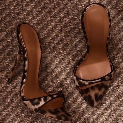 China Waterproof Summer Redemption High Top Leopard And 12 Cm High Super Women Slipper Shoes for sale