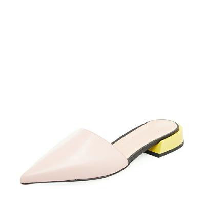 China Light Hot Sale Summer New Colorful Mold Ladies Slip On Shoe Point-Toe Shoes for sale