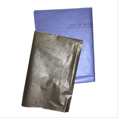 China Biodegradable Tissue Paper Wrapping Gold And Silver Customized Apparel Gift Wrapping Garment Printing Wrapping Tissue Paper for sale