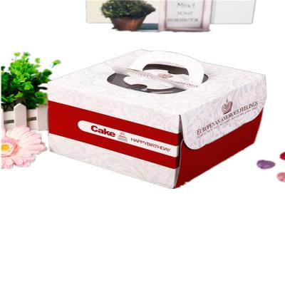 China Recyclable Best Quality Plastic Cake Box Clear Plastic Cake Box for sale