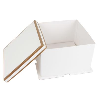 China Best Quality Food Paper Box Recyclable Tall Cake Box for sale