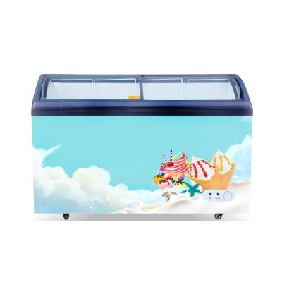 中国 Single-Temperature High Cost Performance Supermarket Commercial Gelato Ice Cream Freezer With Glass Door 販売のため