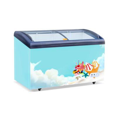 中国 Single-temperature Display High Cost Performance Multifunctional Quick Cooling Hard Ice Cream Freezer For Sale 販売のため