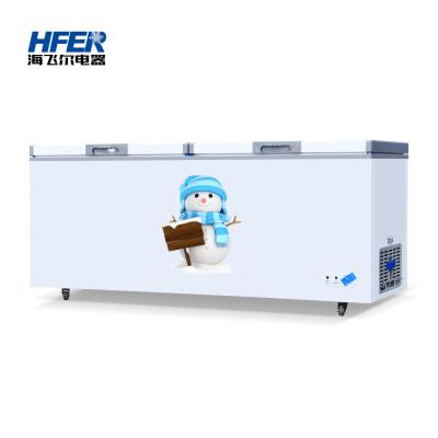 China High quality Single-temperature refrigeration equioment chest freezer 400l deep freezer for sale