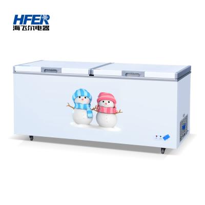 China Single-temperature savings electricity display refrigerators deep cooler refrigerator deep freezer for sale en venta