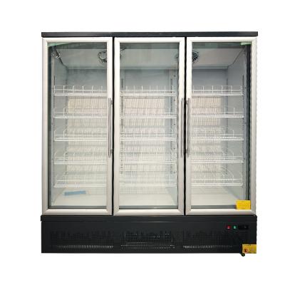 China Single-temperature factory outlet upright beverage soft drink display refrigerator with brand compressor for sale