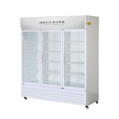 中国 New Listing High Quality Single-temperature 969L Direct Cooling Glass Door Refrigerator with Brand Compressor 販売のため