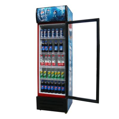 中国 High Quality Commercial Vertical Refrigerator Restaurant Display Cooler Single-temperature Glass Door Refrigerator 販売のため