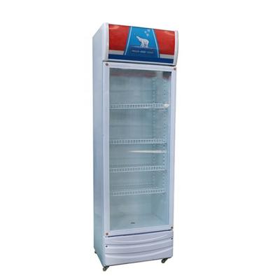 China New Single-temperature Listing 279L Dlass Direct Cooling Single Door Refrigerator Refrigerated Display en venta