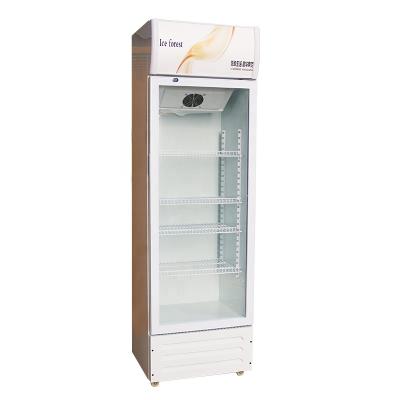 Chine Single-temperature Wholesale 279L Air Cooling Display Cabinet Fridge Freezer and Fridge Single Door Refrigerator à vendre