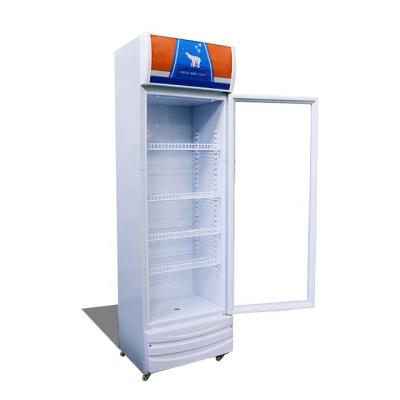 中国 Upright Glass Door Cooler Display Refrigerator Single-temperature Direct Freezer Chiller For Sale 販売のため