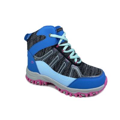 China 2022 Anti-skid Blue Warm Winter Boots Boys Kids Boots Breathable Girls Sports Sports Winter Boots for sale