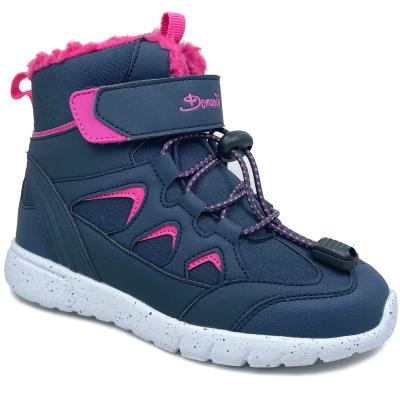 China Winter NAVY Kids Athletic Shoes Cotton Boots Anti-skid Kids Fashion Pink Winter Boots For Men Kids for sale