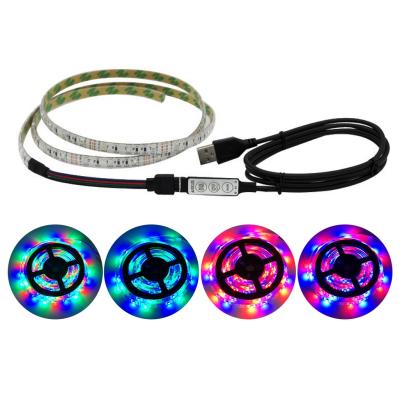 China USB Power 5V RGB LED Dream Light Water Flow Color Control SMD 2835 LED Strip Light DIY IP65 IP20 Residential Waterproof Mini 3 Head Light for sale