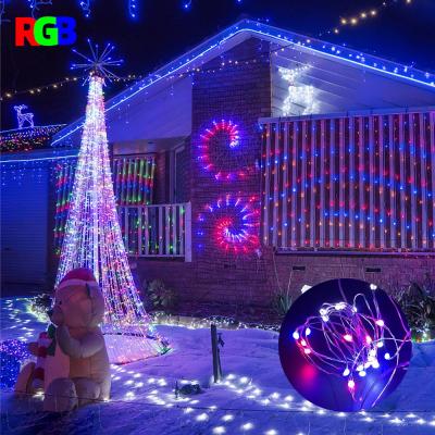 China Customs Lead Copper Remote Control Led String Lights Dream Color Music Sensor Christmas Light Factory Outlets String Lights for sale