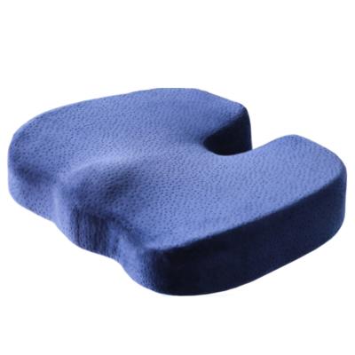 China Portable 100% Polyester Polyester Hip Memory Cushion Cotton Anti - Hemorrhoid Massage Cushion PORTABLE Postoperative Eco-Friendly Navy for sale