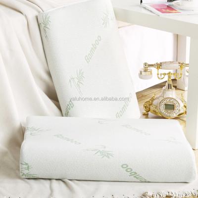 China Good Selling Low Memory Foam Pillow Fabrics High Quality Rich In Rectangle Bamboo Custom Wrapping Woven Polyester / Cotton for sale