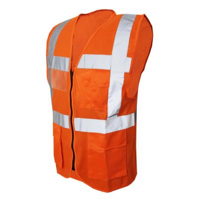 China Custom made men's workwear hivi reflective vest band vest hot sale hivi safety windproof waistcoat men's hivi vest for sale