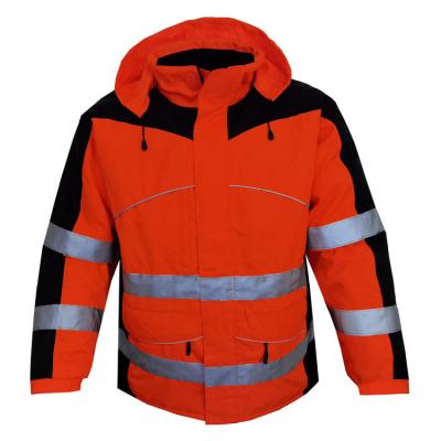 China 2021 Hot Sale Water Proof Hi Vis Waterproof Jacket Night Hoodie Jacket OEM Safety Jackets Reflective for sale