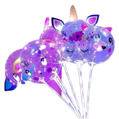 China Factory Wholesale China Nicro Christmas Inflatable Clear Bobo Light Led Balloon 20 Inch for sale