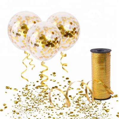 China Hot Sale China Nicro Wedding Party Decoration Gold Confetti Balloons Happy Birthday Party Decor for sale