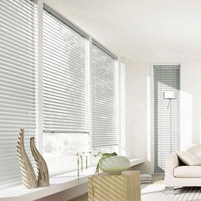 China Modern Aluminum Slat Shade Screen Venetian Blackout Bathroom Metal 25mm Blind In Specification Blind Curtain for sale