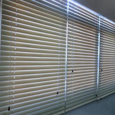 China Modern Full Blackout Metal 25mm Aluminum Slat Shutter Canopy Venetian Blinds for sale