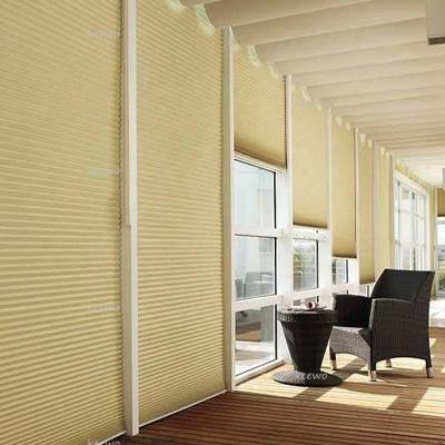 China 2021 Factory Wholesale Price Daytime Rope Control Anti-UV Bottom Up Blackout Cellular Light And Honeycomb Shades For Home for sale