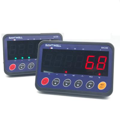 China LED in Current LED Display with Max Hold Function for Scale Connection Animal Electronic Load Cell Weighing Indicator for sale