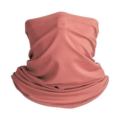 China breathable & Waterproof Face Cover Scarf Headbands Balaclava Tube Copper Neck Bandana OEM/ODM Sports Solid Color 100% Polyester for sale